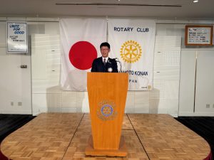 ロータリー財団委員会 中山委員長