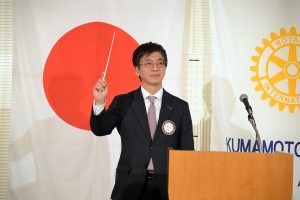 ソングリーダー　 鐵谷会員