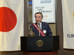 卓話　龍会員